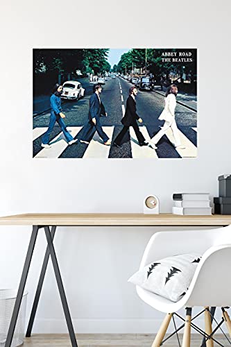 Trends International Beatles-Abbey Road Wall Poster, 22.375" x 34", Unframed Version, Bedroom