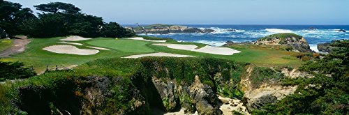 Posterazzi High angle view Cypress Point Golf Course Pebble Beach California USA Poster Print, (8 x 10)