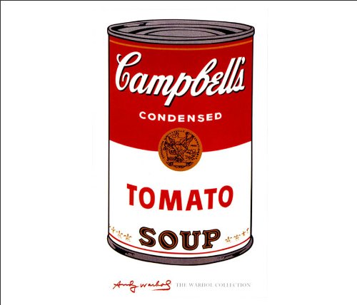 Beyond The Wall Andy Warhol Campbells Soup I Tomato Celebrity Art Icon Poster Print (11x14 UNFRAMED Print)