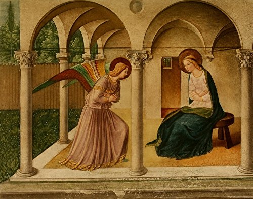 Posterazzi The Renaissance The Annunciation Poster Print by Fra Angelico, (8 x 10)