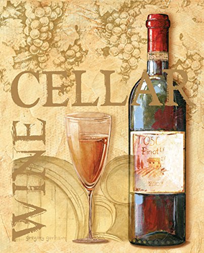 3 Wine Grape Art Prints Tuscany Posters Kitchen Decor Art Poster Print by Ron Jenkins, 8x10