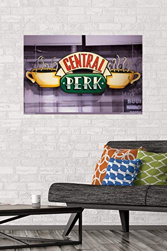 Trends International Friends - Central Perk Wall Poster, 22.375" x 34", Unframed Version