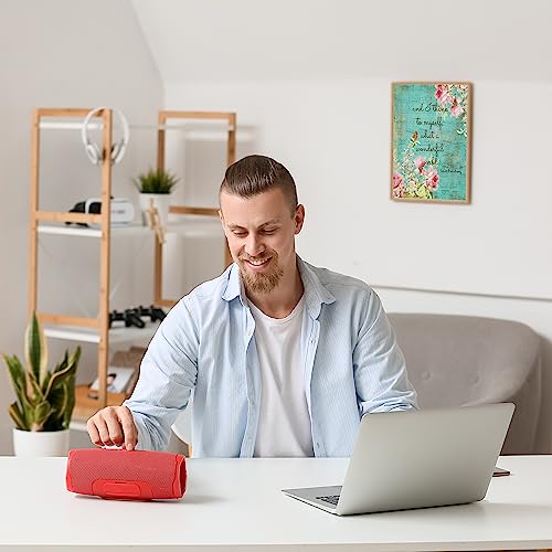 I Think to Myself - Louie Armstrong Music Decor Wall Art, This Retro Poster Wall Decor is A Great Floral Sheet Print For Home Decor, Music Room, Office Decor, or Man Cave Room Decor, Unframed - 8x10