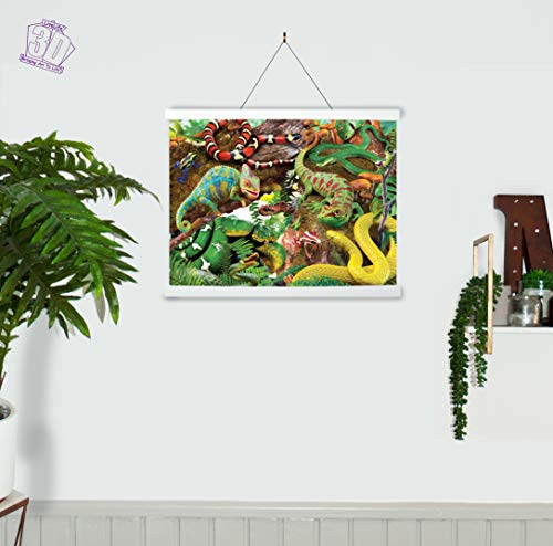 3D LiveLife Lenticular Wall Art Prints - Curious Creatures from Deluxebase. Unframed 3D Wildlife Poster. Perfect wall decor. Original artwork licensed from renowned artist, David Penfound