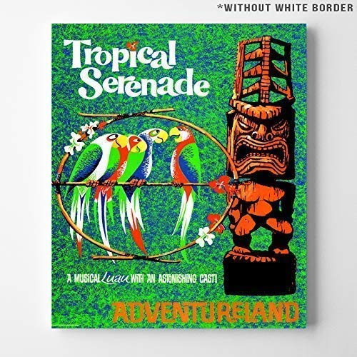 Disneyland Tropical Serenade Adventureland Wall Art Poster Home Decor Print Vintage Artwork Reproduction - Unframed