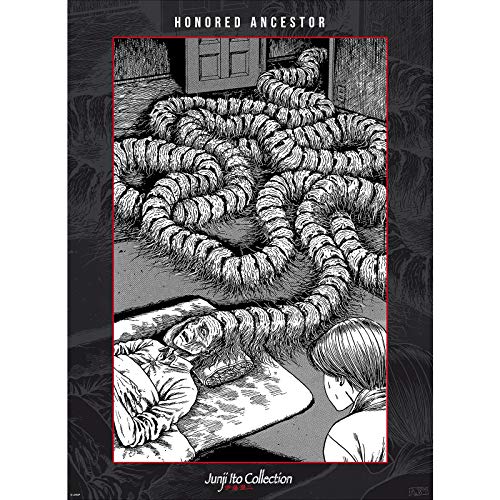 ABYSTYLE Junji Ito Chibi Boxed Unframed Poster Set 20.5" x 15.5" Includes 2 Mini Posters Horror Anime Manga Wall Art Prints for Bedroom Office Room Decor Gift