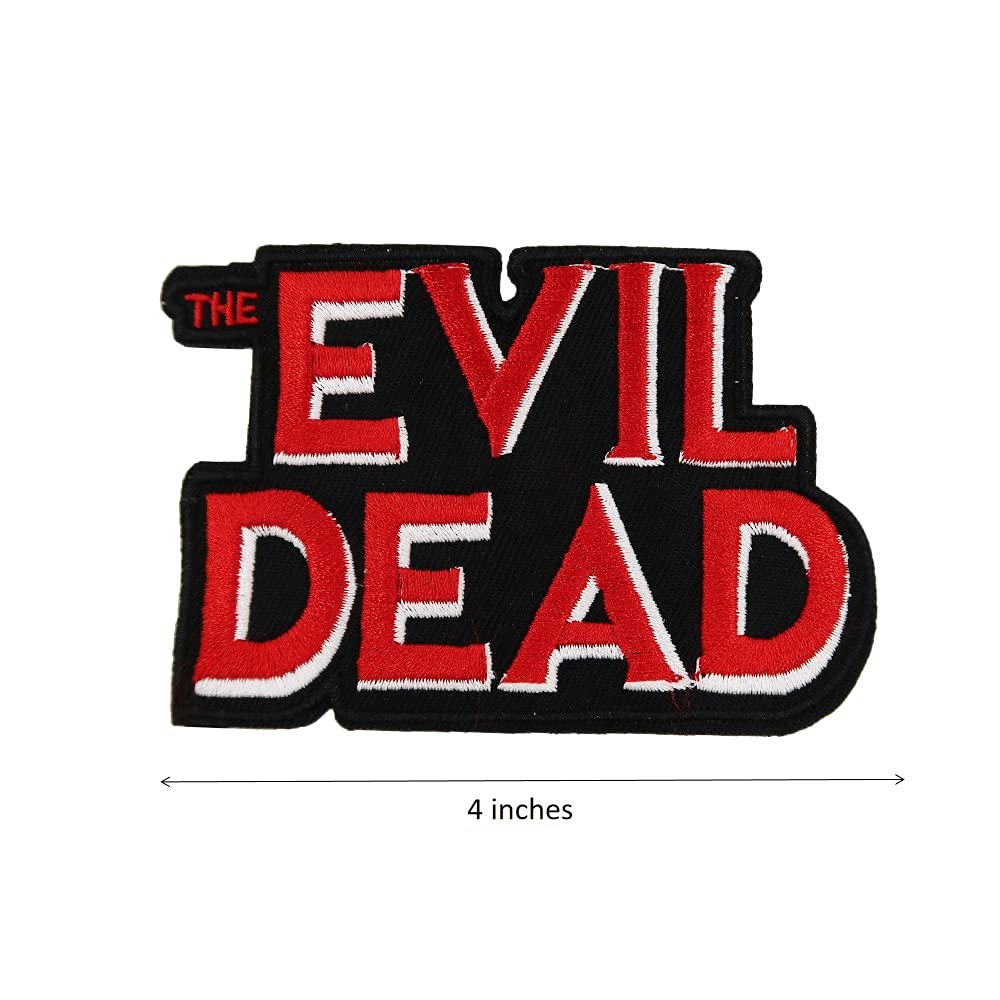 Evil Dead Army of Darkness Embroidered Iron On Patches Halloween Horror Film Costume