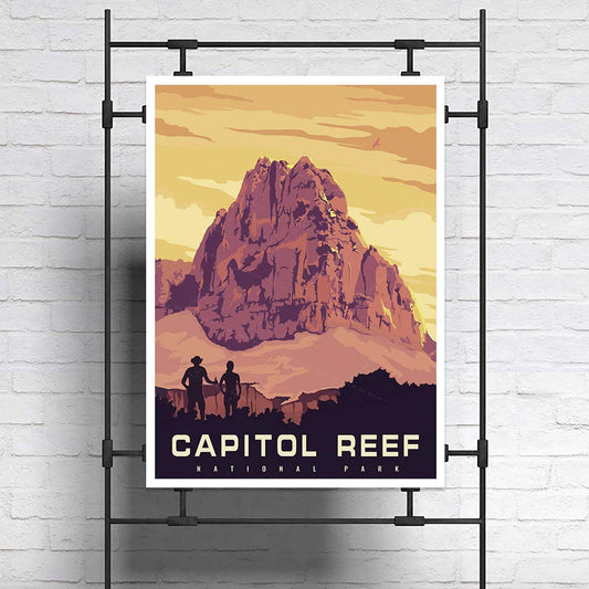 xtvin Capitol Reef National Park America Vintage Travel Poster Art Print Painting Home Decoration Gift