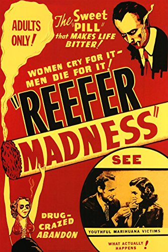 Pyramid America Reefer Madness 1936 Movie Poster Print