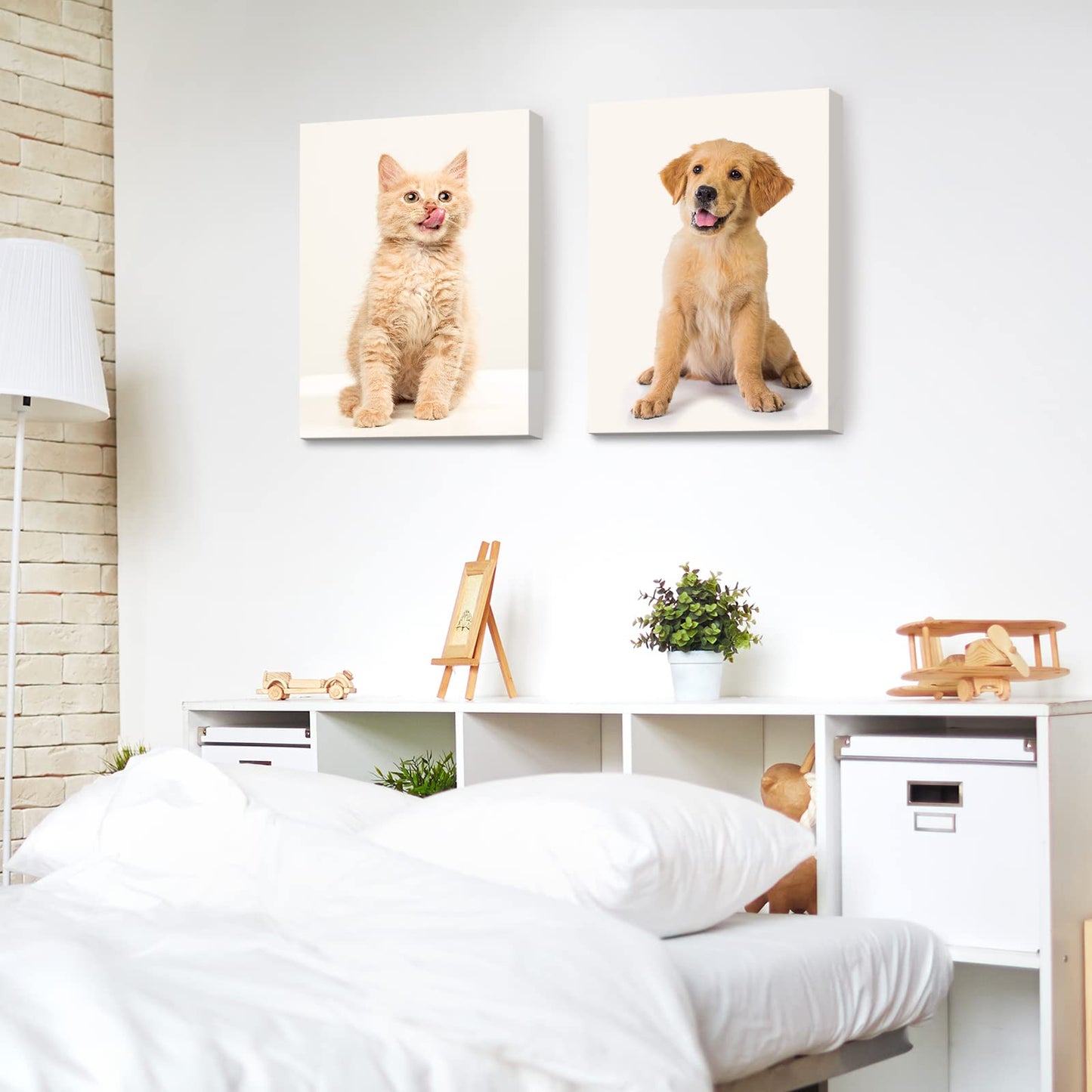 Gowelly Personalized Canvas Prints with Your Photos - Unique Canvas Wall Art and Home Decor - Custom Photo Gifts for Mom/Dad/Friends/Family Member, Custom Poster & Prints