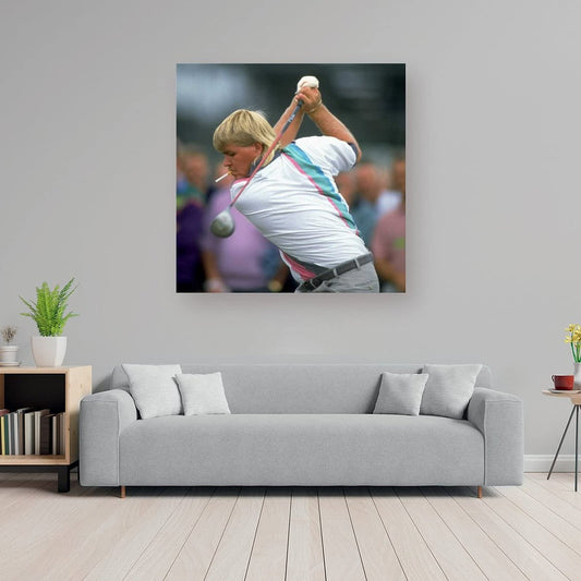 Poster John Daly Golfer Posters Wall Art Painting Canvas Gift Living Room Prints Bedroom Decor Poster Artworks 12×12inch(30×30cm)