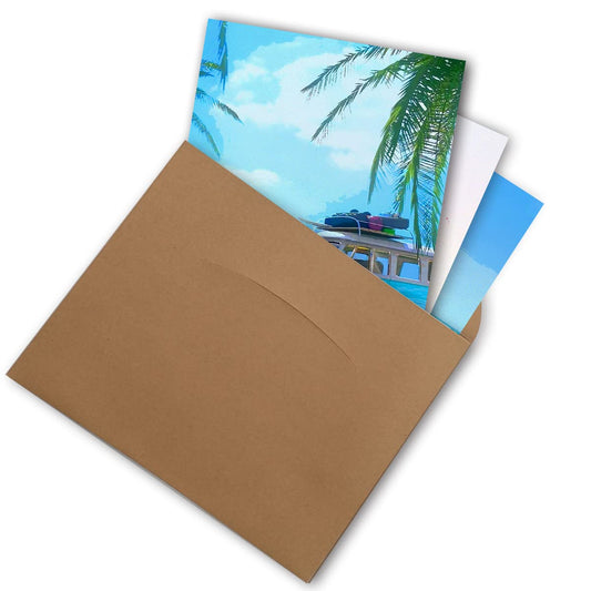 California Beach wall art poster, California Surfboard,Palm Tree Pictures Wall Art print,Bathroom decor,Set of 6 (8”X10”,No Frame)