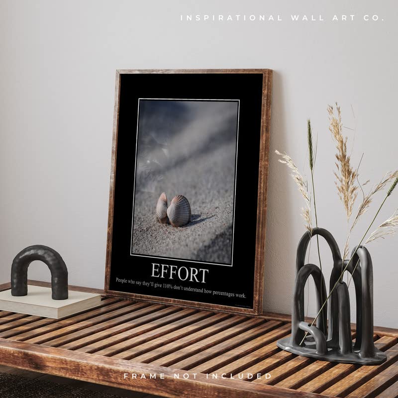 Effort Demotivational Poster Snarky Ironic Funny Sarcastic Office Wall Decor Art Print 11x14 Inches Unframed