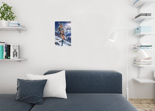 Valkyrie Warrior Woman Tom Wood Fantasy Art Cool Wall Decor Art Print Poster 12x18