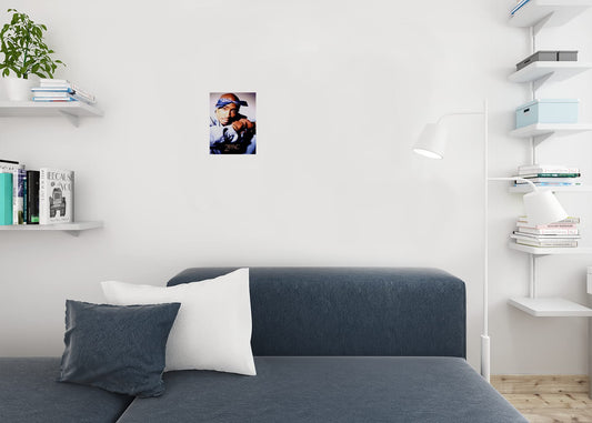 Tupac Posters 2Pac Poster Blue Bandana Portrait 90s Hip Hop Rapper Posters For Room Aesthetic Mid 90s 2Pac Memorabilia Rap Posters Music Merchandise Merch Thick Paper Sign Print Picture 8x12