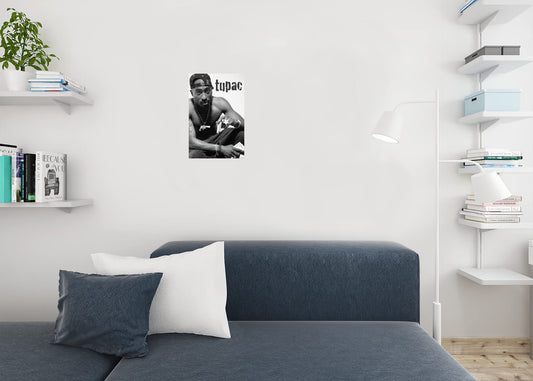 Tupac Posters 2Pac Poster Tupac Smoking Blunt 90s Hip Hop Rapper Posters For Room Aesthetic Mid 90s 2Pac Memorabilia Rap Posters Music Merchandise Merch Cool Wall Decor Art Print Poster 12x18