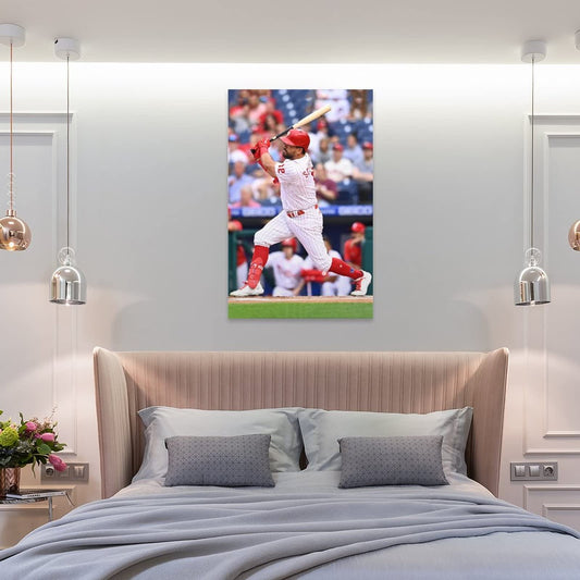 OKSEAS Kyle Schwarber Basebal Sports Star Art Poster Room Aesthetic Poster Print Art Wall Painting Canvas Posters Gifts Modern Bedroom Decor 12x18inch(30x45cm)