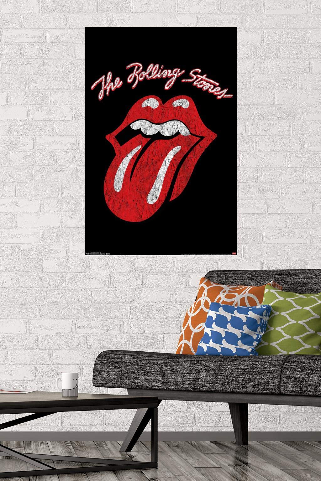 Trends International Rolling Stones-Classic Logo Wall Poster, 22.375" x 34", Unframed Version
