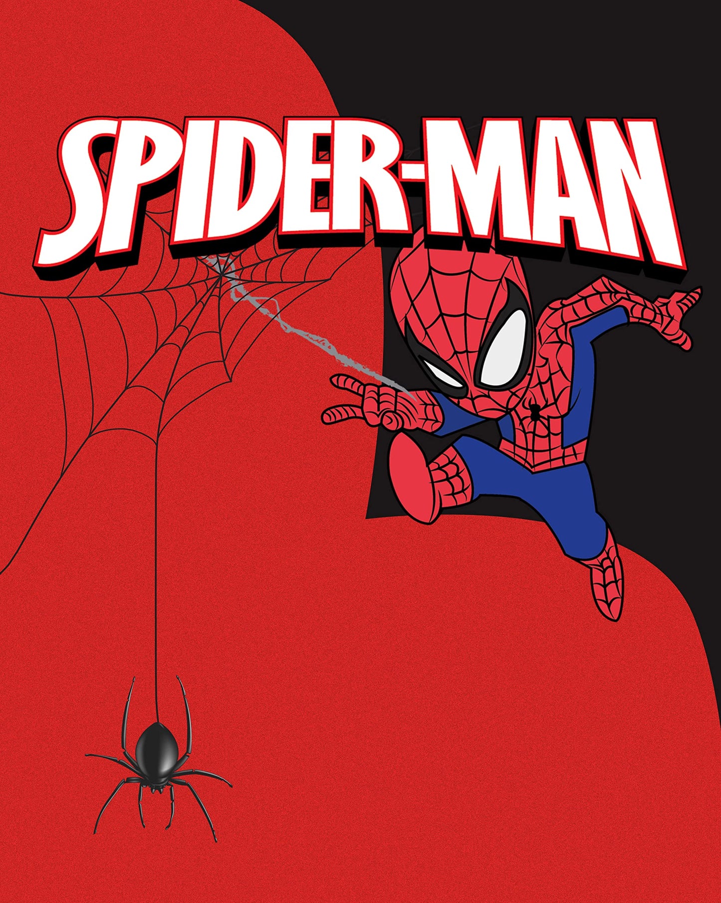 OzWood Crafts- Spider man Wall Decor Poster Prints, Set of 6 FRAMELESS (8''x10''), Spider Man room decor for boys, Spider Man Posters for Boys Room, Spider Man Wall Art,