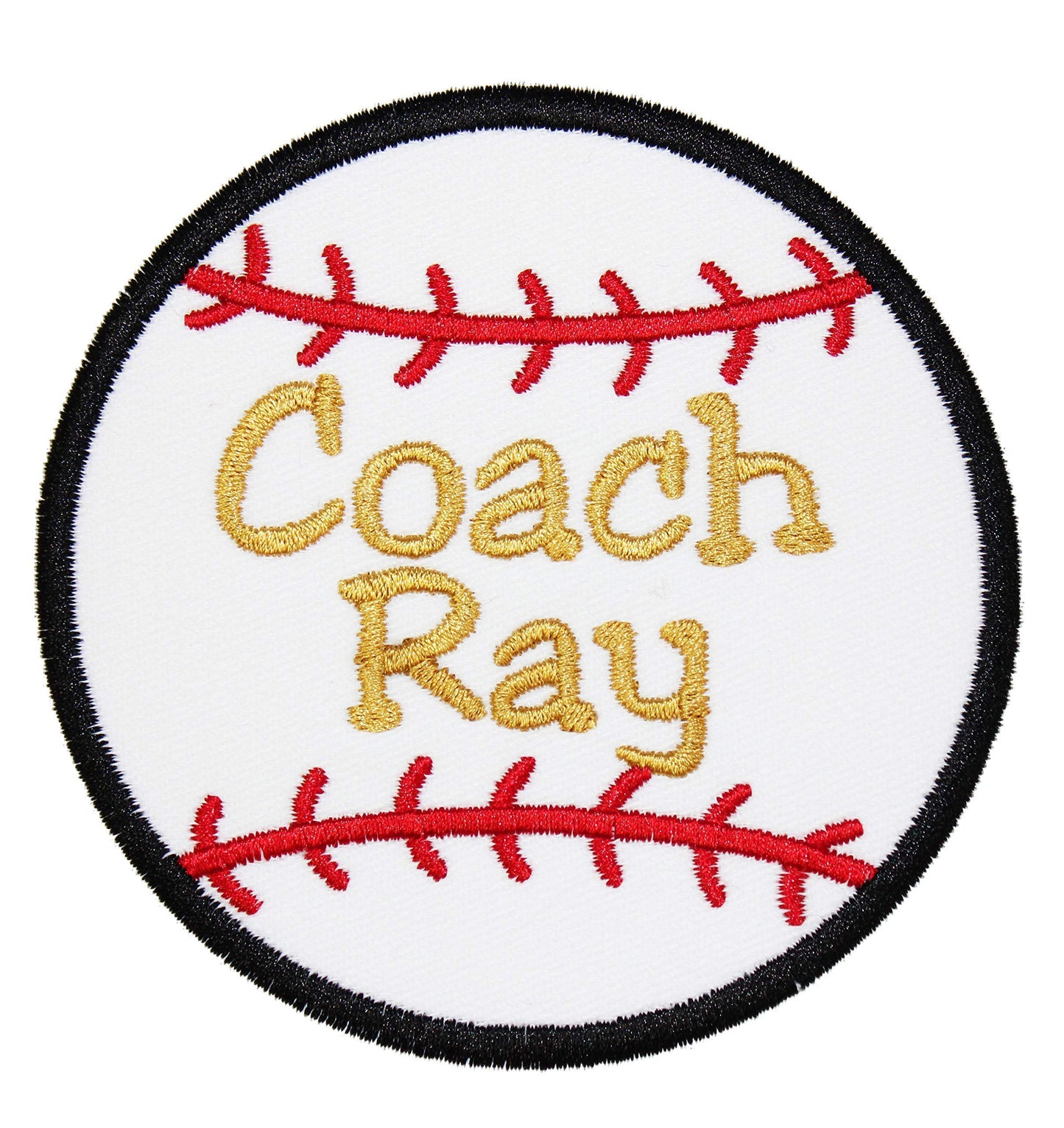 Baseball Personalized Applique Patch in your choice of sew on or Iron on patch
