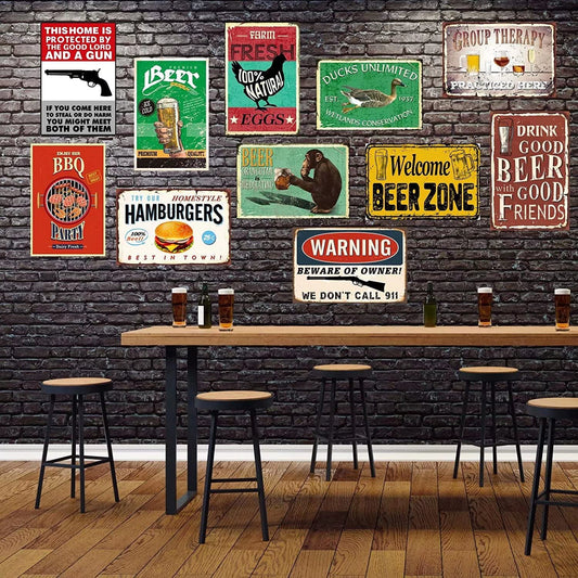 Mocozim Rustic Retro Metal Tin Sign Inspirational Poem Print Literary Poster Desiderata Art Motivational Wall Decor Inspirational Sign Vintage Home Poster 8x12inch