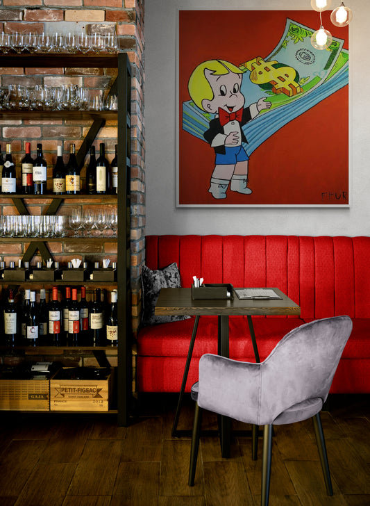 Richie Rich Wall Art Canvas - Home Office