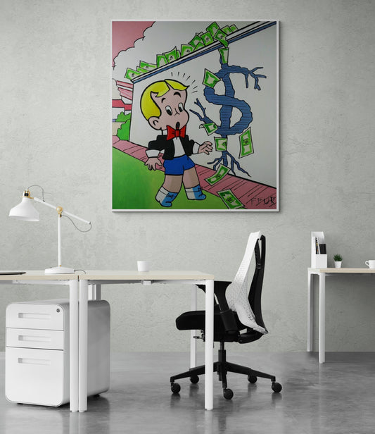 Richie Rich Canvas - "Too Much Money" by FFUR