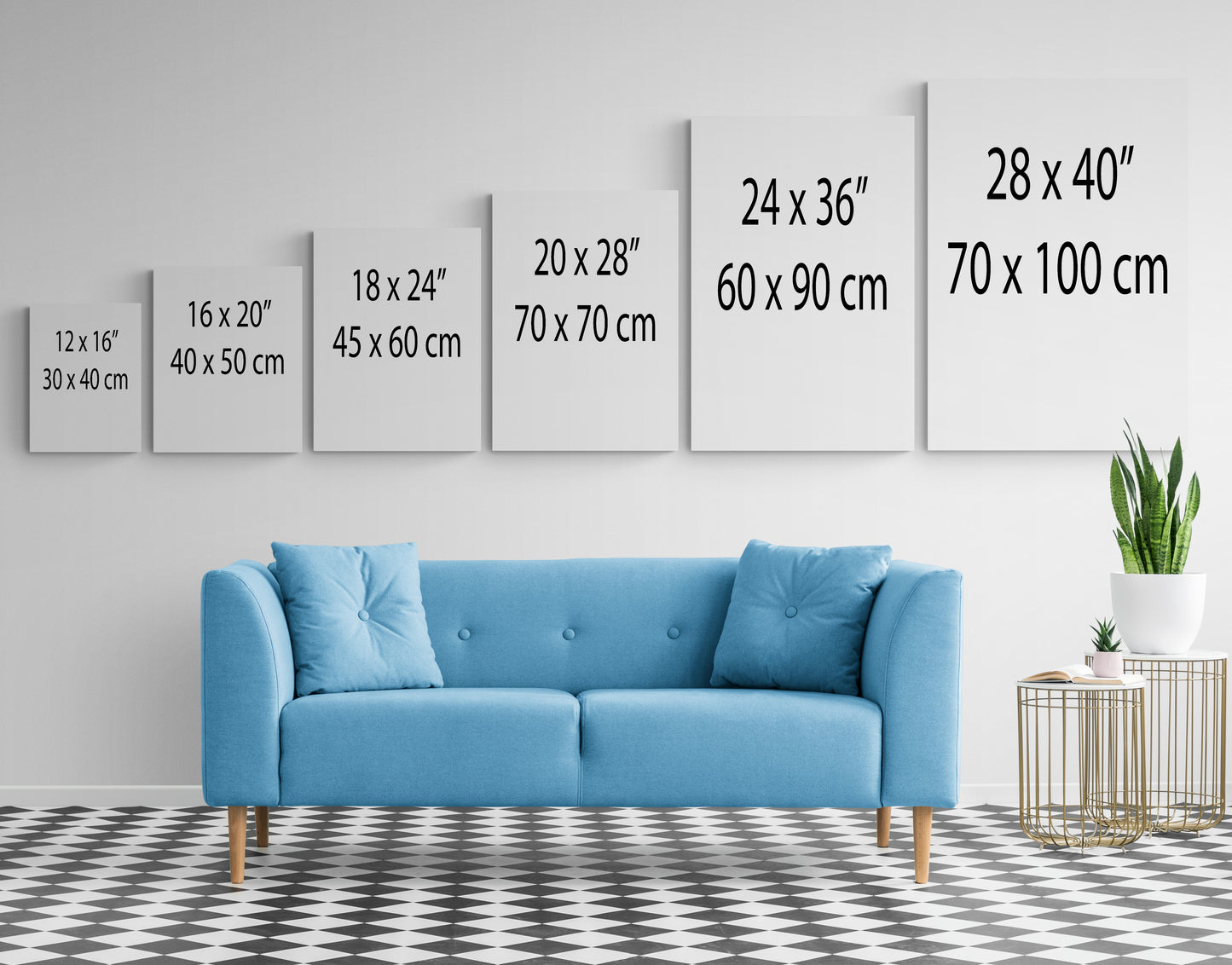 Wall Art Canvas - "Cool Walk" by Artist FFUR