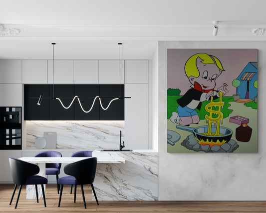 Richie Rich Canvas - "Expensive Dish" by FFUR