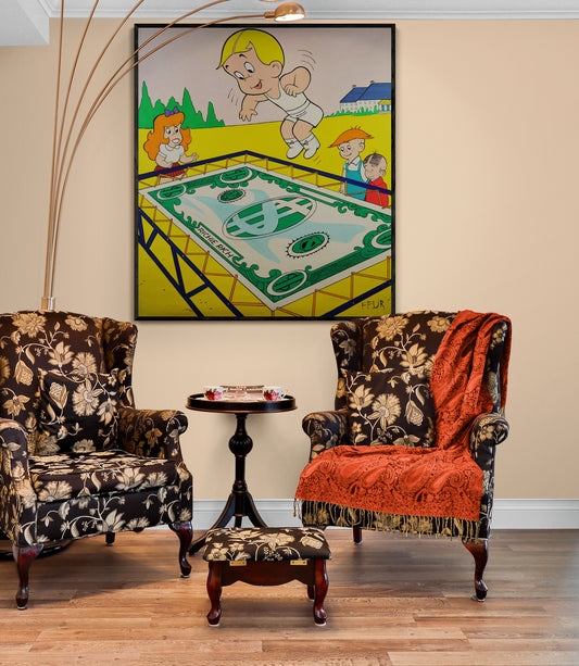 Richie Rich "Stretching Dollar" Wall Art by FFUR