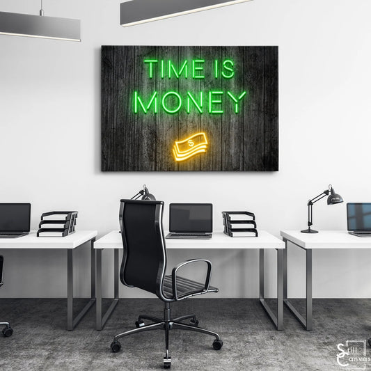 Time is Money Canvas