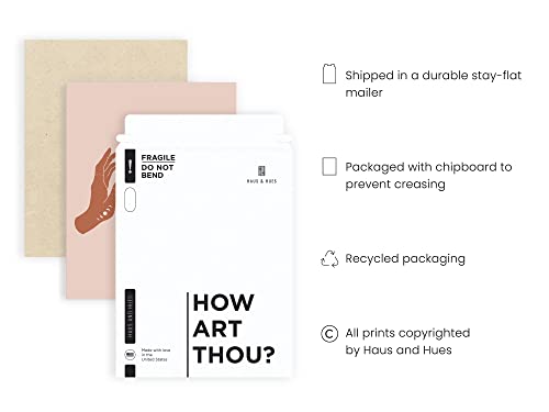 HAUS AND HUES Astrology Posters and Celestial Decor - Astrology Wall Decor and Spiritual Posters | Sun and Moon Wall Art Astrology Wall Decor | Boho Artworks Boho Posters and Prints UNFRAMED 12" x 16