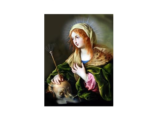 Saint Martha of Bethany, icon of st Martha, St Martha Icon, religious icon for gift, christian home decor (MEDIUM: 6.7 x 4.3 in (17x11 cm))