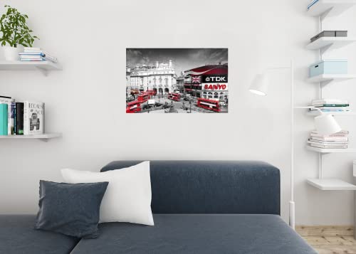 London Piccadilly Circus Art Print Poster - 24x36 Poster Print, 36x24