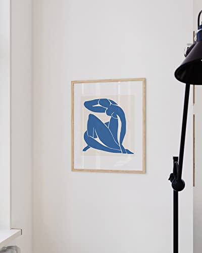 HAUS AND HUES Matisse Print and Art Exhibition Poster - Henri Matisse Prints and Posters | Matisse Posters for Exhibition Walls Matisse Wall Art Matisse Blue Poster and Nude Art UNFRAMED 12"x16"