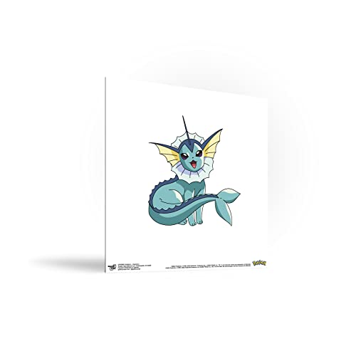Trends International Gallery Pops Pokemon - Vaporeon Wall Art Wall Poster, 12" x 12", Unframed Version