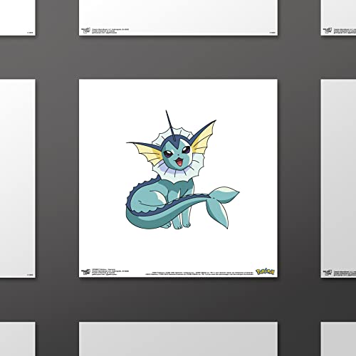 Trends International Gallery Pops Pokemon - Vaporeon Wall Art Wall Poster, 12" x 12", Unframed Version