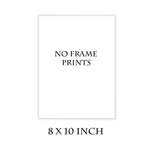 Zoey Art CS Lewis Quote Print, You Can't Go Back and Change Religious Sign Poster, Christian Home Décor 8x10 Unframed