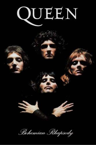 BUY ART FOR LESS Officially Licensed Queen Bohemian Rhapsody 1975 Group 24 x 36 Inch Music Art Print Poster - Decorative Print - Poster Paper - Ready to Frame