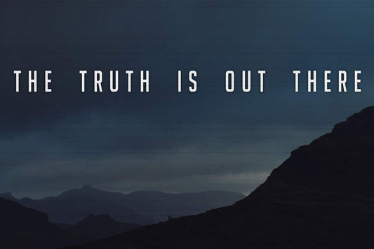 The Truth Is Out There UFO Aliens TV Show Retro Poster Motivational Inspirational Landscape Cool Wall Decor Art Print Poster 12x18