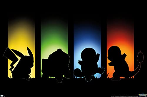 Trends International Pokémon - Shadows Wall Poster, 22.37" x 34.00", Unframed Version