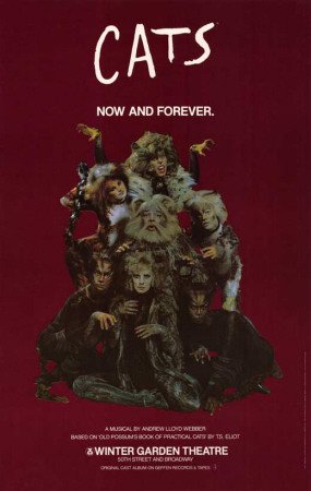 Cats Poster Broadway Theater Play B 11x17 Hector Jaime Mercado Stephen Hanan Steven Gelfer MasterPoster Print, 11x17