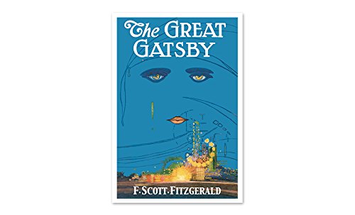 The Great Gatsby - Classic Book Art - 24x16 Matte Poster Print Wall Art