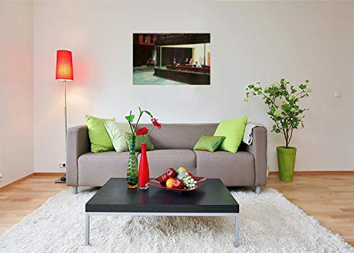 (24x36) Edward Hopper Nighthawks Art Print Poster