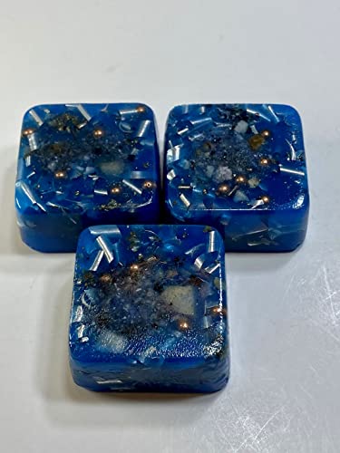 Blue 2 Mini Cube Tower Busters Crystal Orgone (Blue)