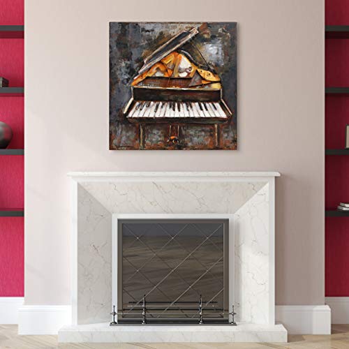 Empire Art Direct Magic Keys Mixed Media Iron Hand Painted Dimensional Wall Art, 32" x 32" x 3", Ready to Hang