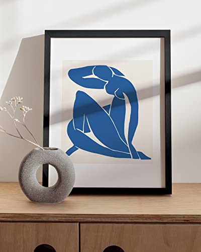 HAUS AND HUES Matisse Print and Art Exhibition Poster - Henri Matisse Prints and Posters | Matisse Posters for Exhibition Walls Matisse Wall Art Matisse Blue Poster and Nude Art UNFRAMED 12"x16"