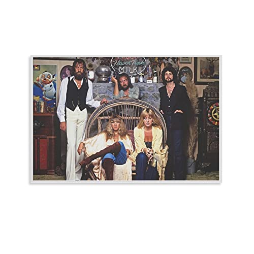 MANGD Fleetwood Mac Art Print Stevie Nicks Poster for Room Aesthetic Canvas Art Poster and Wall Art Picture Print Modern Family Bedroom Decor Posters 12x18inch(30x45cm)