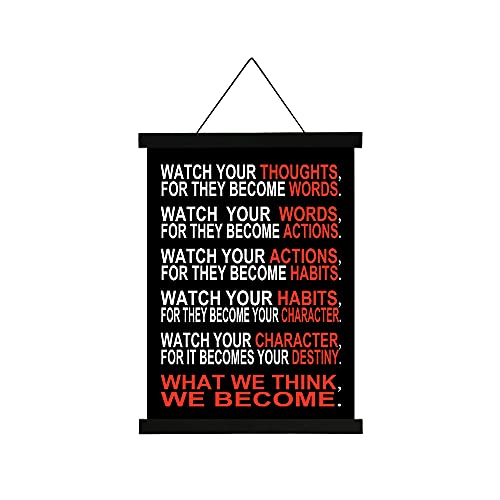 Pyradecor Black Magnetic Poster Hanger Frame For Prints Pictures Photos Posters Canvas Artwork(12" 1 Pack)