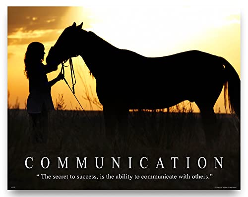 Horse Motivational Poster Art Print 11x14 Cowboy Cowgirl Riding Rodeo Western Wall Decor Pictures